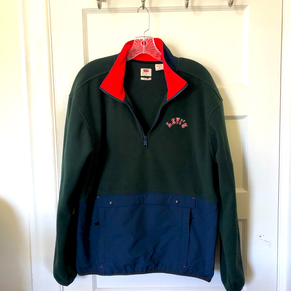 Levi’s fleece quarter zip